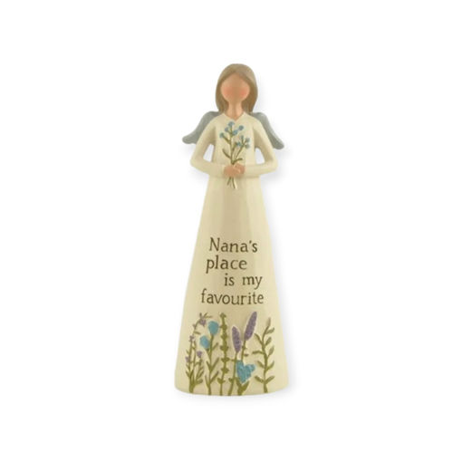 Picture of FEATHER & GRACE FIGURINE -  NANAS PLACE IS MY FAVOURITE